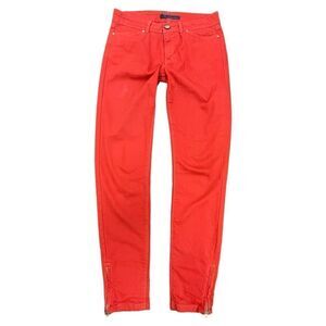 ZARA Basic size 6 orange skinny